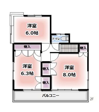 2F　間取り