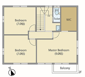 2F　間取り