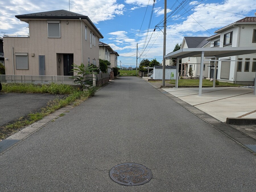 南側6ｍのゆったりした道路