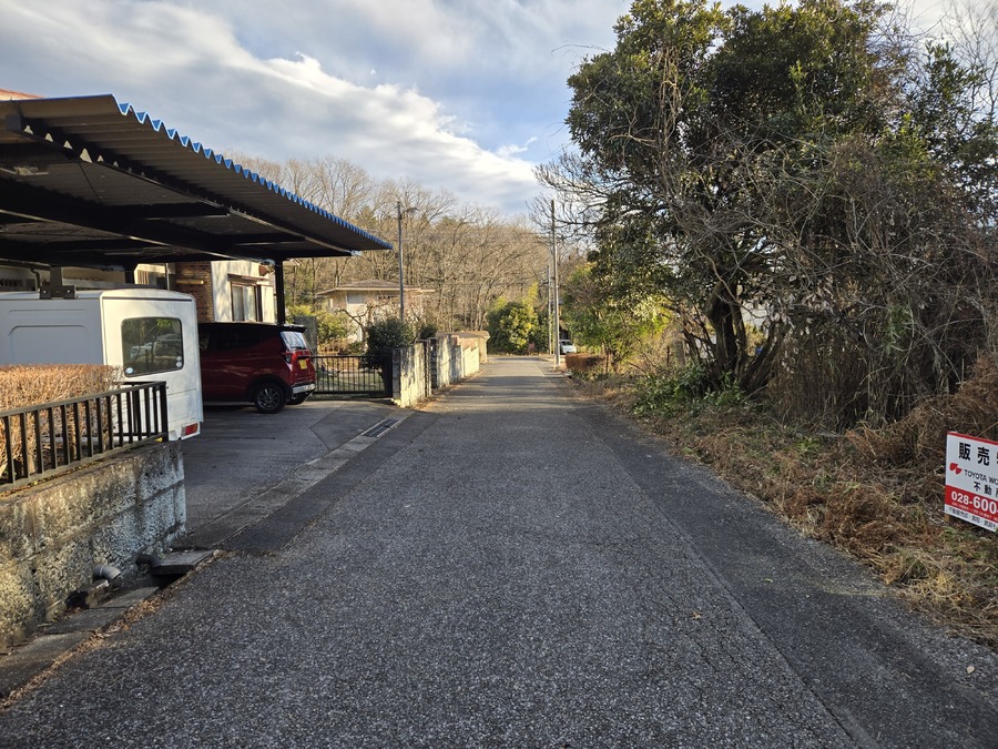 前面道路　北側から