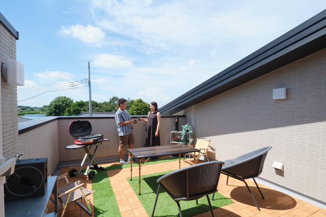 プライベートな屋上のある暮らし